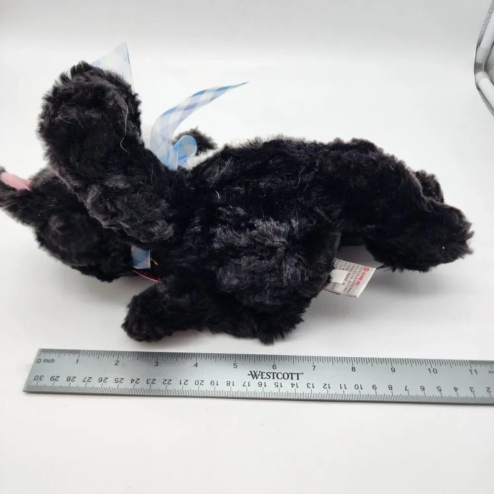 Vintage Gund Nipps Tuxedo Cat Plush 10